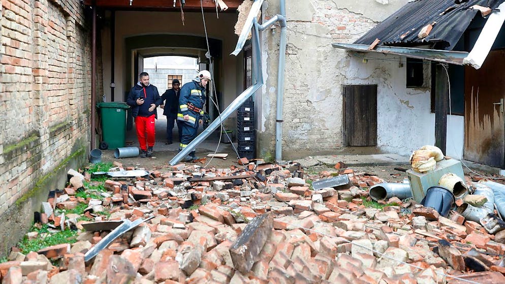 Petrinja, nella Croazia centrale, è stata colpita il 29 dicembre scorso da un devastante terremoto di magnitudo 6.4