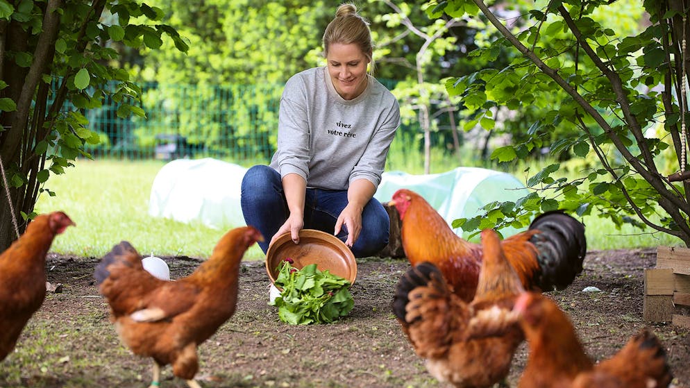 Judith Rakers. «Wer Hühner-Fleisch isst, sollte auch die eigenen Hühner essen können»