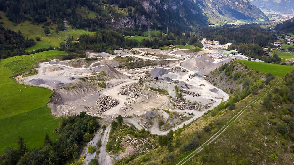 Im Zentrum des Umweltskandals steht der Steinbruch in Mitholz BE. (Archivbild)