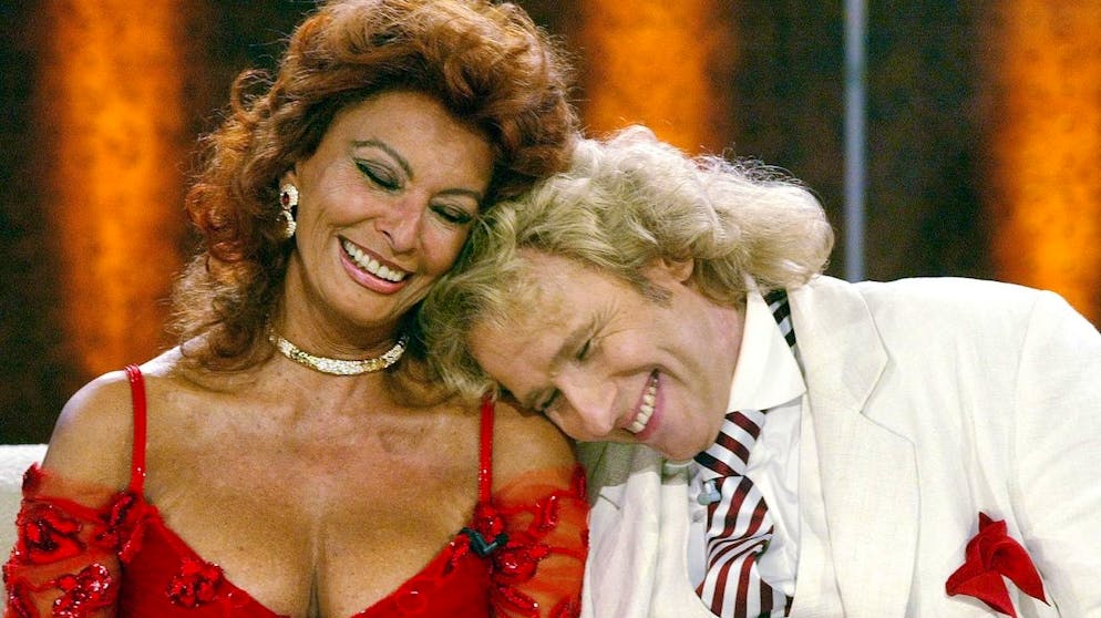 Sophia Loren war nicht die einzige Legende, die neben Thomas Gottschalk ihren Auftritt sichtlich genoss.