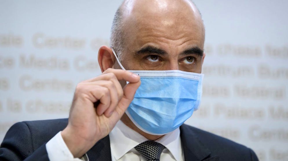 Bundesrat Alain Berset spricht an einer Medienkonferenz zum aktuellen Stand der Corona-Pandemie. (Archiv)