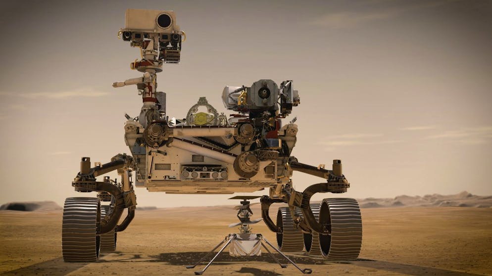 Das Weltraumfahrzeug «Perseverance» ist ein Hoffnungsträger der Nasa bei der Erforschung des Planeten Mars.