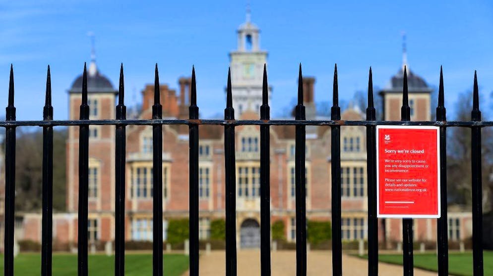 BLICKLING, ENGLAND - MARCH 22: A view at Blickling Hall and Estate, which has been closed by the National Trust to help fight the spread of coronavirus on March 22, 2020 in Blickling near Norwich, England. Coronavirus (COVID-19) pandemic has spread to at least 182 countries, claiming over 10,000 lives and infecting people hundreds of thousands more. (Photo by Stephen Pond/Getty Images)