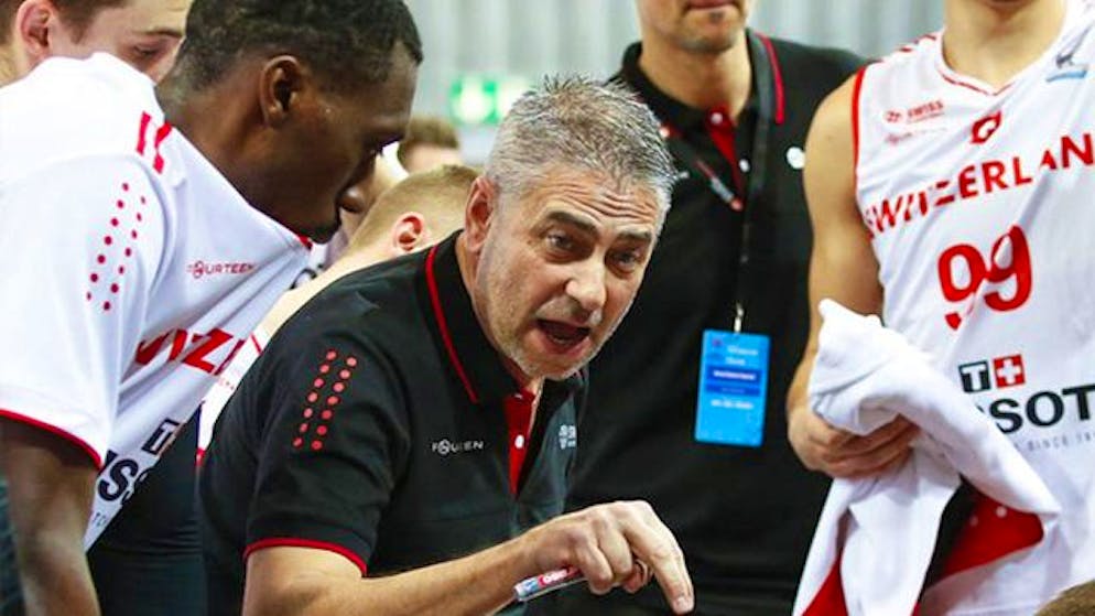 Basketball-Nationalcoach Gianluca Barilari und seine Truppe.