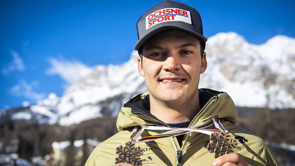 Loïc Meillard hat schon zweimal Bronze - allerdings aus weniger bedeutenden Wettbewerben