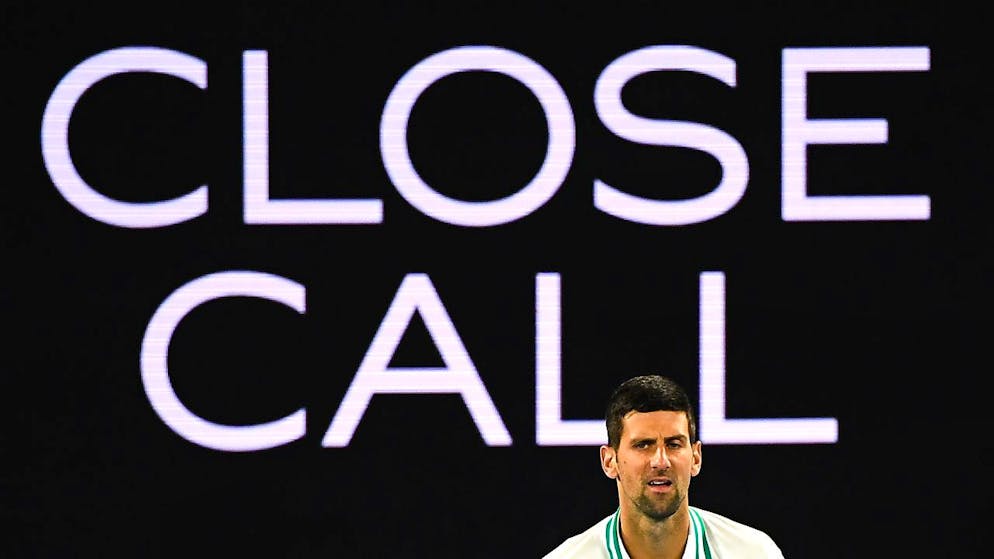 Enge Entscheidung: Das dürfte auch für den Final zwischen Djokovic und Medwedew gelten