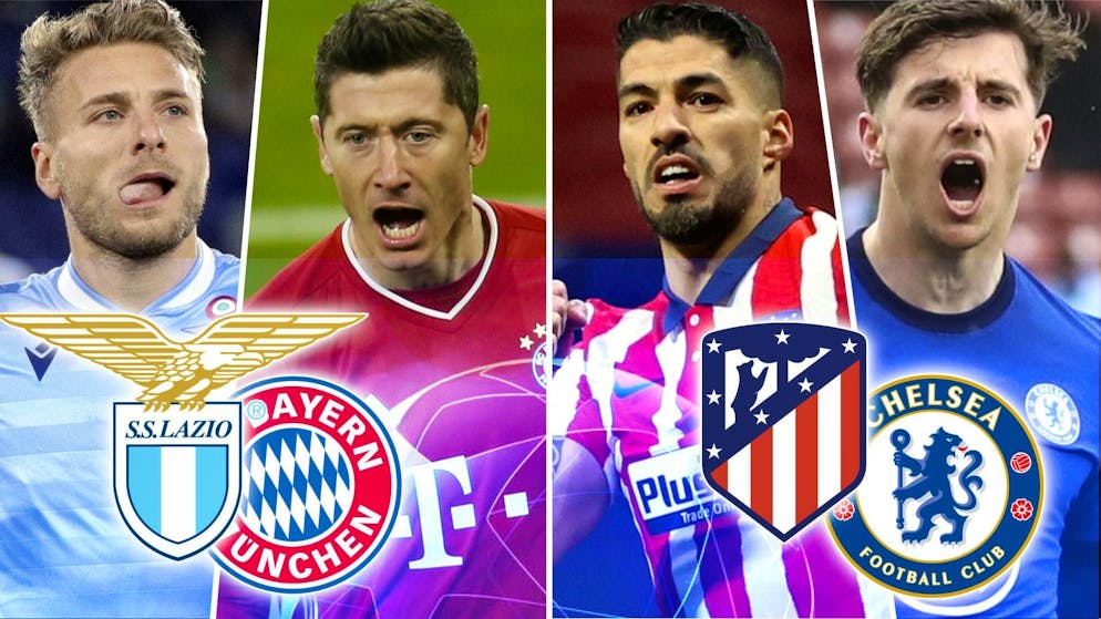 Lazio vs Bayern, Immobile vs Lewandowski, Atletico vs Chelsea