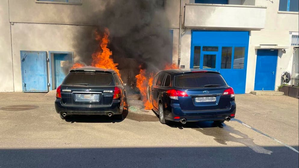 Die Brandursache ist noch unbekannt.