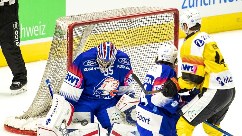 und bei den Lions hütete Ludovic Waeber (und nicht Lukas Flüeler) das Tor
