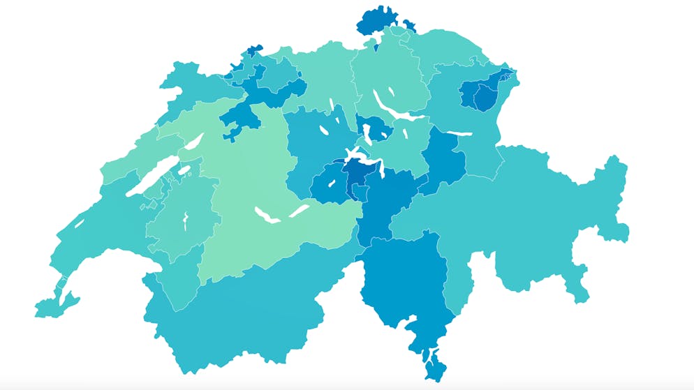 Carta interattiva. Il punto sulle vaccinazioni in Svizzera