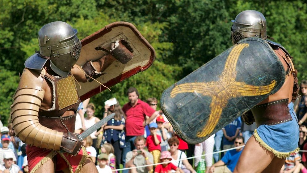 Die Gladiatoren werden in diesem Jahr nicht zum Kampf in Augusta Raurica antreten können.