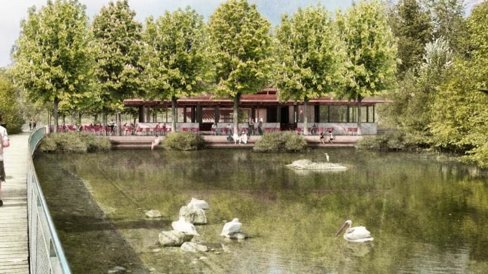 Wie das Dählhölzli-Restaurant dereinst aussehen wird, ist noch offen. Der Stadtrat verlangt den Verzicht auf den Erweiterungsbau.