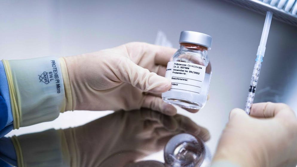 Der Coronavirus Impfstoff des deutschen Unternehmens Curevac.