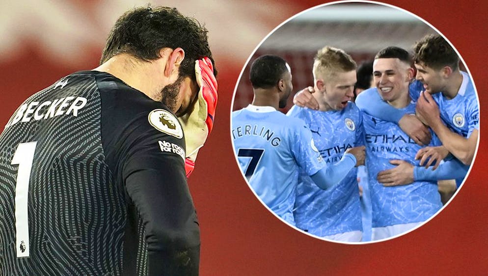 Das Unglück des Torhüters: Liverpools Alisson ermöglichte mit seinen Fehlern Manchester City den Sieg im Spitzenspiel.