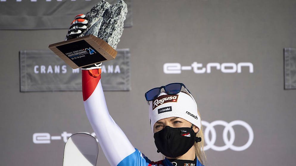 Streckt die Tessinerin am Dienstag endlich auch eine WM-Goldmedaille in die Höhe?