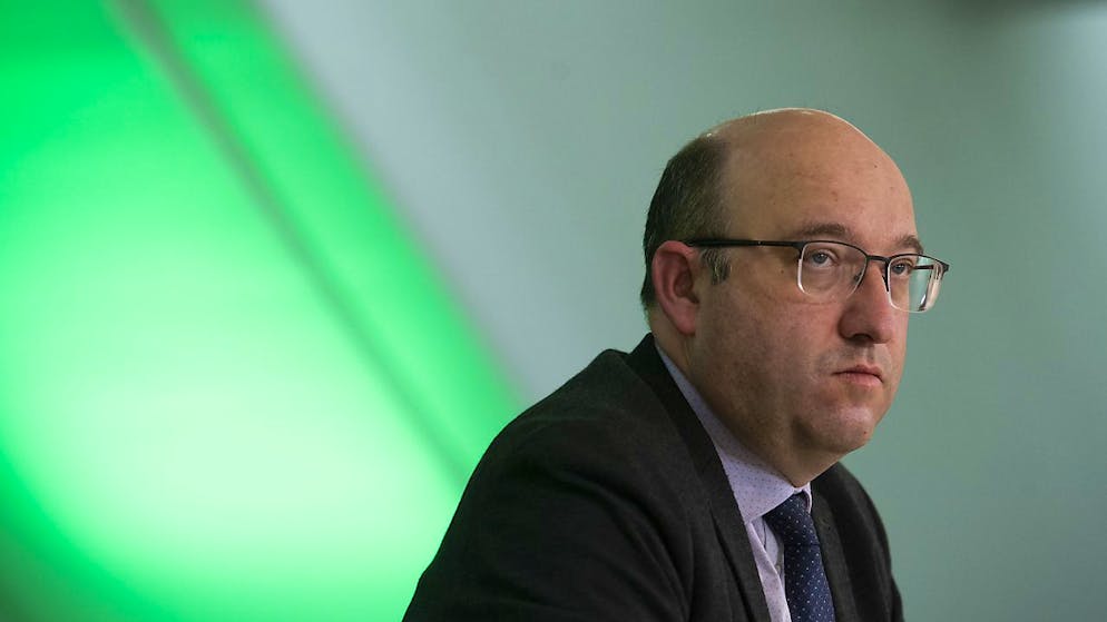 Regierungsrat Beat Tinner (FDP) gab am Dienstag bekannt, dass die erste Million Franken an Hilfsgeldern bereits letzte Woche ausbezahlt worden sei. Archivbild