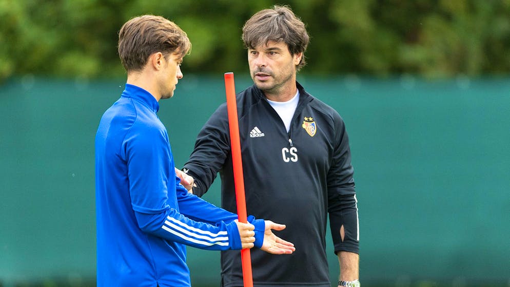 Sforza und sein Starspieler Valentin Stocker.