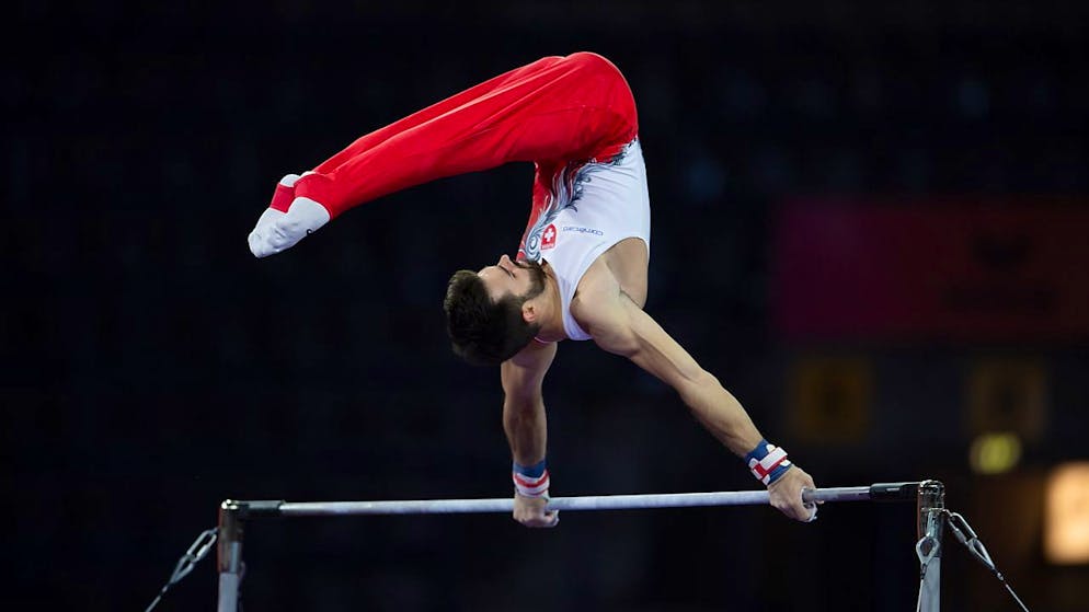 Oliver Hegi feierte den grössten Erfolg seiner Karriere mit EM-Gold am Reck