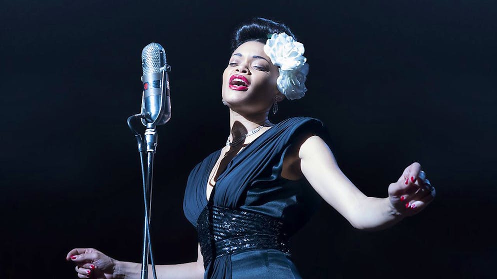 Andra Day a été récompensée du Golden Globe de la meilleure actrice pour son rôle dans un film dramatique pour "Billie Holiday, une affaire d'Etat" (archives).