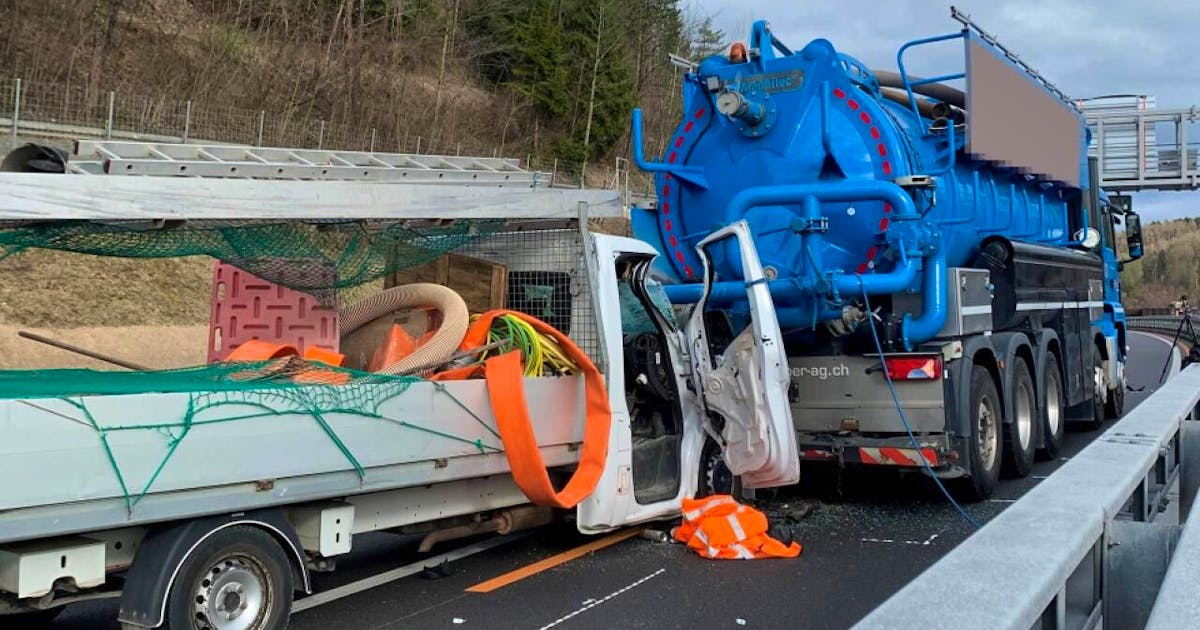 Drei Verletzte Bei Unfall Auf Autobahn A1 Bei Winterthur Zh
