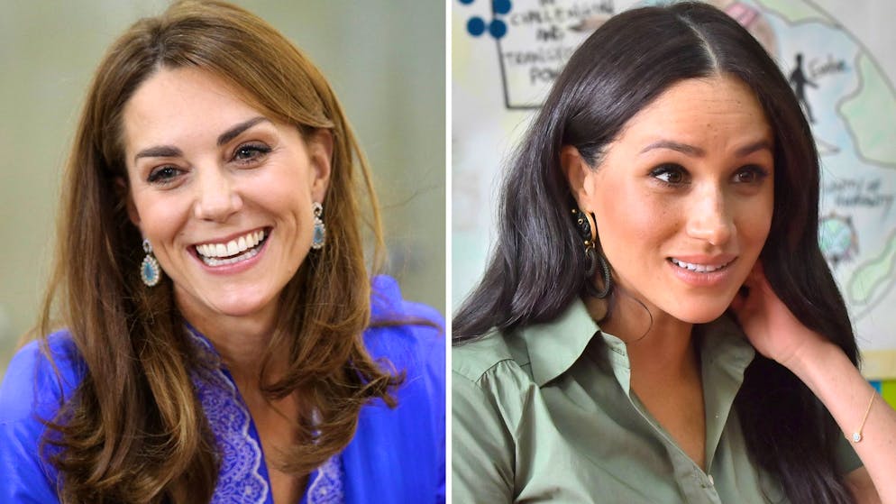 Um die Wogen zu glätten. Prinzessin Kate soll Meghan angerufen haben