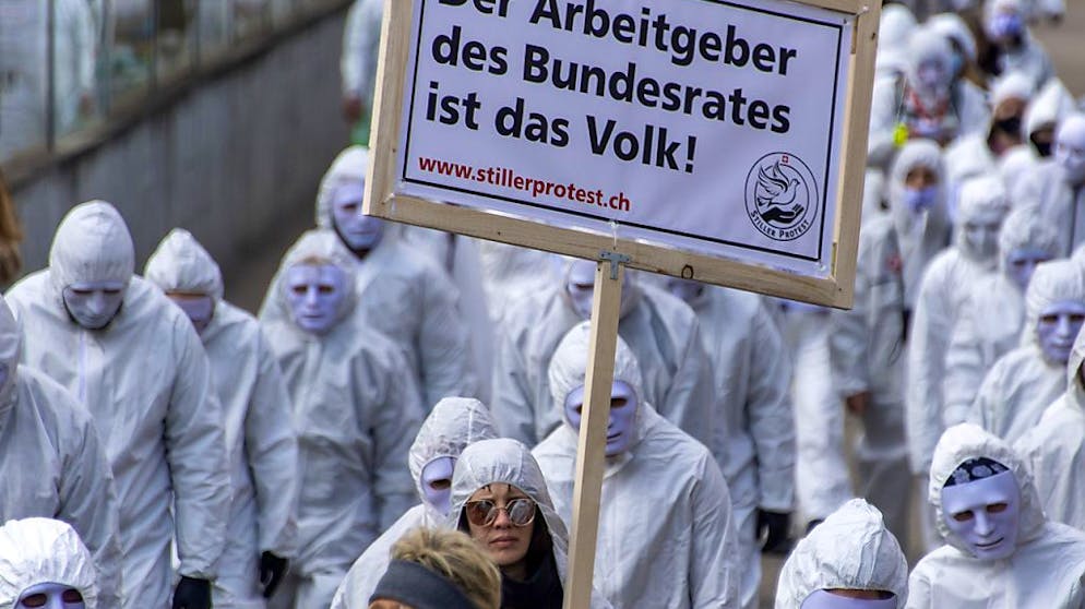 Grosse Kundgebungen wie jene des Vereins Stiller Protest vom letzten Samstag in Liestal BL darf es in Uri vorderhand nicht geben. (Archivbild)