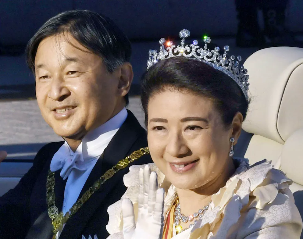 Der japanische Kaiser Naruhito und Kaiserin Masako.