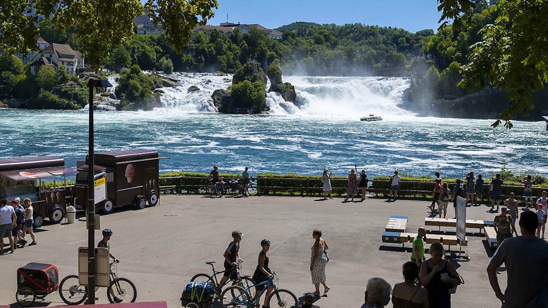 The idea for the Rhine Falls power plant is badly received in the Zurich Parliament