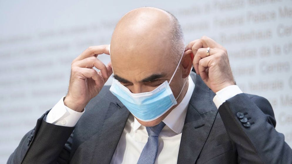 «Bleiben Sie zu Hause!»: Aufruf von Gesundheitsminister Alain Berset am 5. April 2020 während einer Corona-Medienkonferenz.