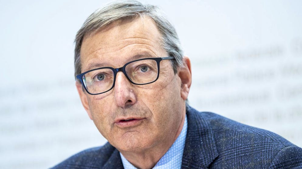 Staenderat Josef Dittli, FDP-UR, vom ueberparteilichen Komitee aeussern sich an einer Medienkonferenz zum Freihandelsabkommen mit Indonesien, am Dienstag, 12. Januar 2021, in Bern. Am 7. Maerz hat die Schweizer Stimmbevoelkerung ueber dieses Abkommen zu entscheiden.(KEYSTONE/Peter Schneider)