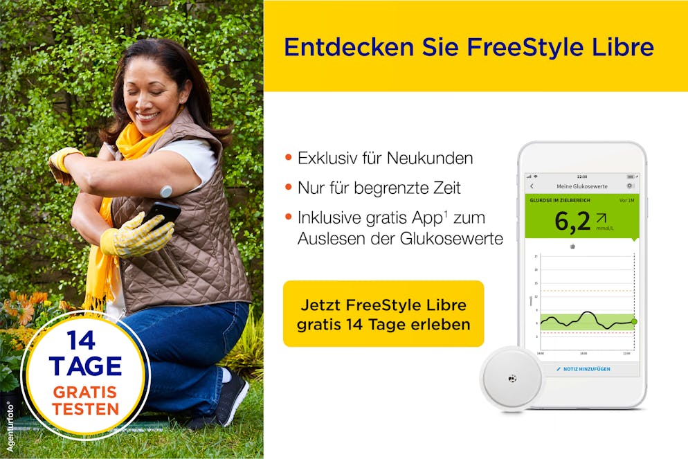 Heute noch gratis FreeStyle Libre Sensor bestellen!