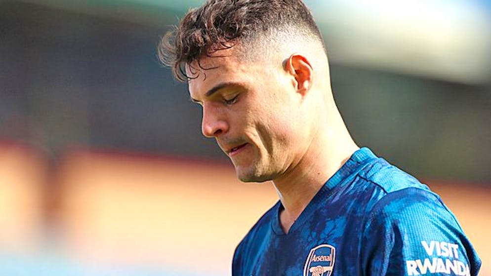 Ein düsterer Tag für Granit Xhaka.