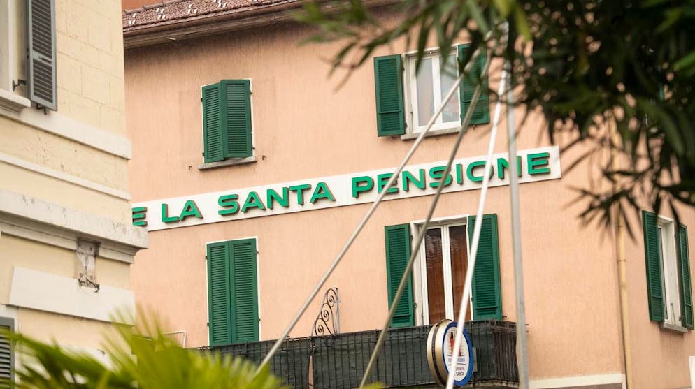 La pensione La Santa di Viganello