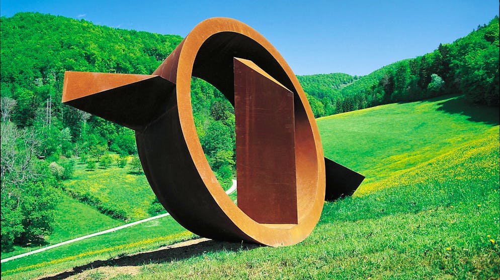 Skulpturenpark Kloster Schönthal, Kunstwerk «Soglio» von Nigel Hall