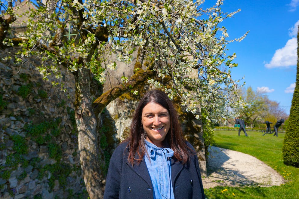 La directrice des lieux Sophie Bertorelli connaît tous les secrets du domaine.