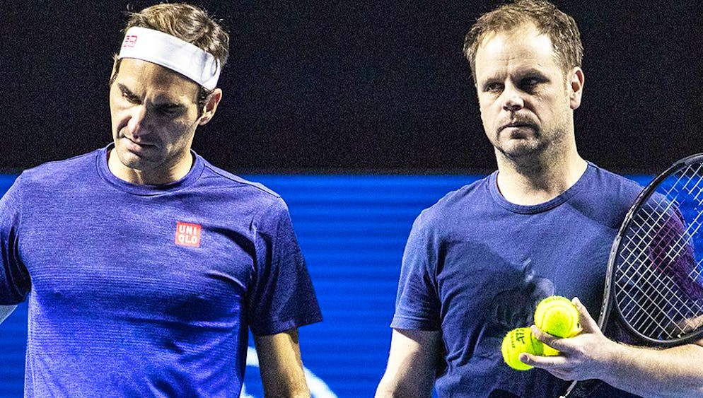 Erfolgreiches Duo: Roger Federer und Severin Lüthi.