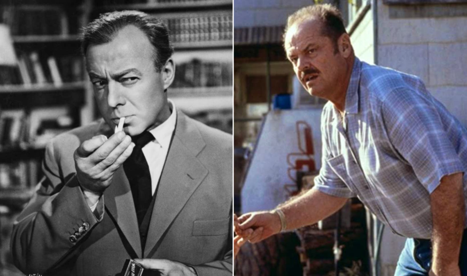 Heinz Rühmann (l.) in «Es geschah am hellichten Tag», seine Rolle wurde in der Hollywood-Produktion «The Pledge» mit Jack Nicholson besetzt.