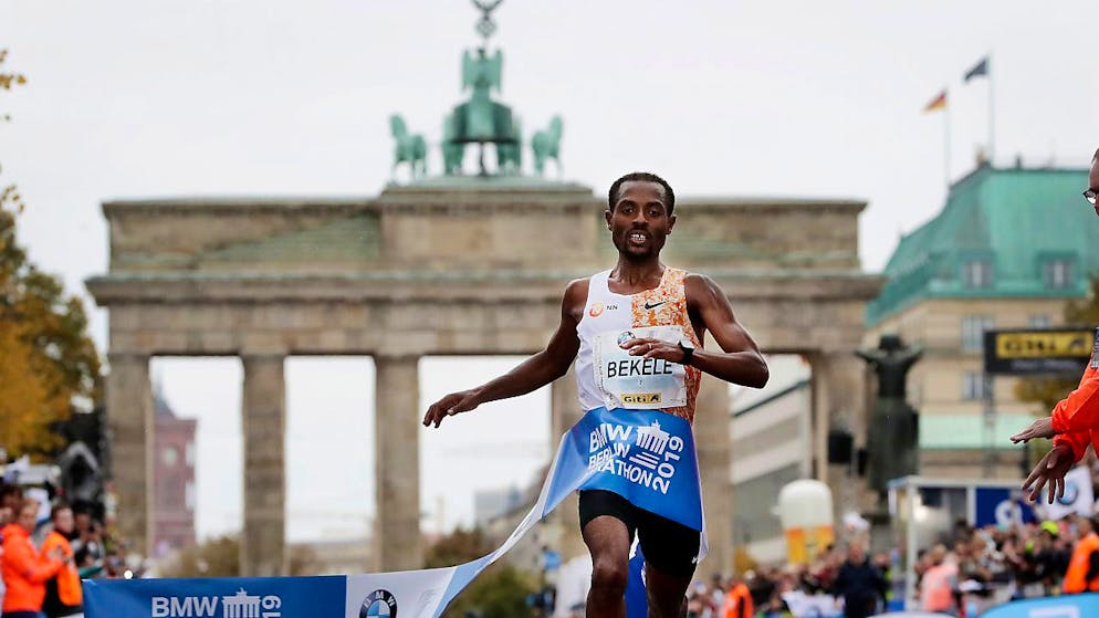 Kenenisa Bekele (ici lors du marathon de Berlin en 2019) n'a pas pris part aux sélections éthiopiennes