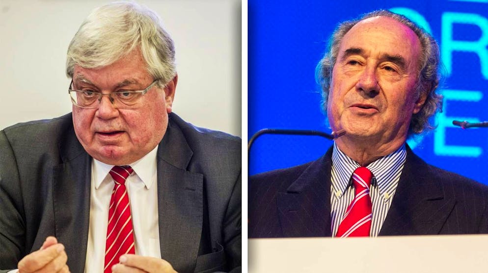 Da sinistra, Renzo e Franco Ambrosetti