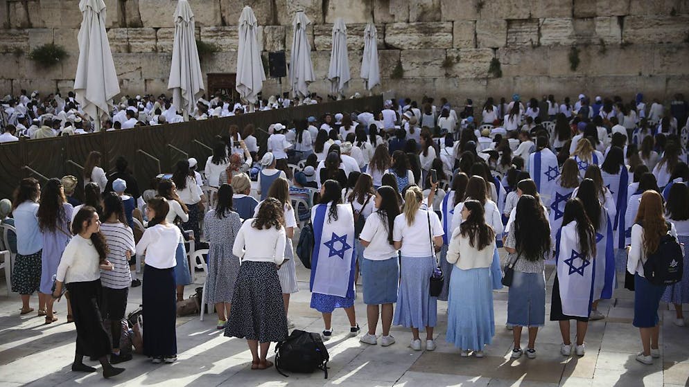 Pronte per la marcia del "Jerusalem Day"