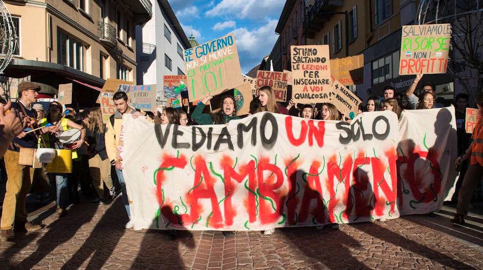 L'ultimo grande corteo ticinese, il 29 novembre 2019