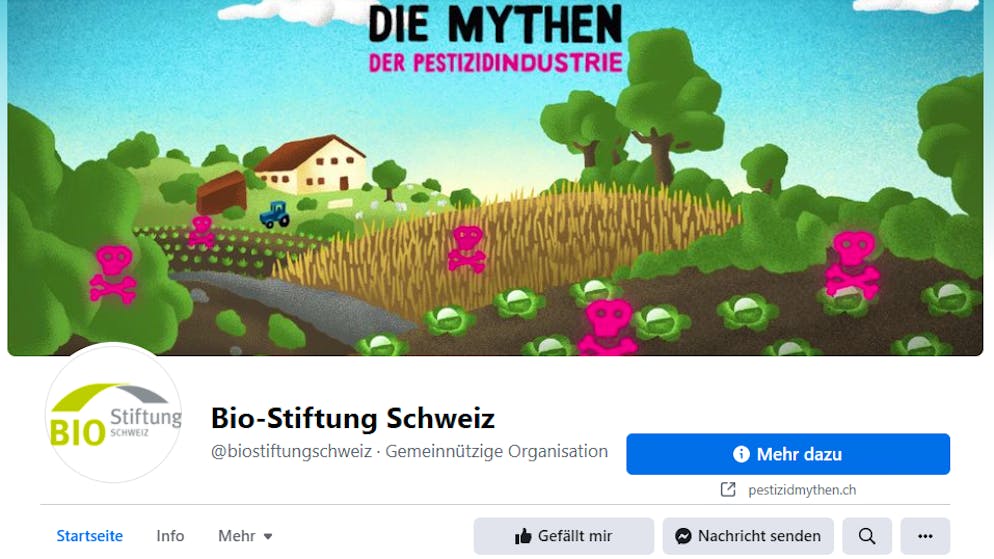 Kampf der Agrarinitiativen. Auch auf Facebook gibt es Kampagnen, wobei die Bio-Stiftung mit ihren «Mythen der Pestizidindustrie» vor allem das Bewusstsein bilden will.