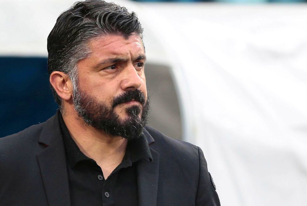 epa07604072 Milan's head coach Gennaro Gattuso during the Italian Serie A soccer match between SPAL Ferrara and AC Milan in Ferrara, Italy, 26 May 2019. EPA/SERENA CAMPANINI