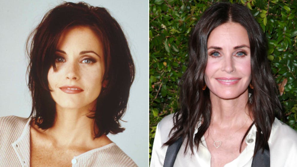 «Friends»-Reunion. Courtney Cox war zu Beginn der Sitcom 30 Jahre alt. Heute ist sie 56.