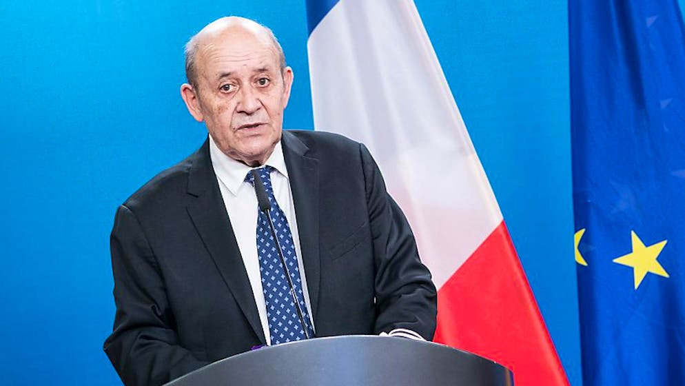 Frankreichs Aussenminister Jean-Yves Le Drian hat seinem Ärger Luft gemacht. (Archivbild)