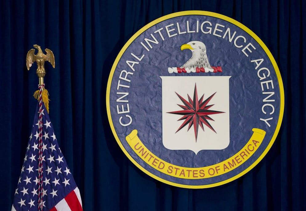 FILE - This April 13, 2016 file photo shows the seal of the Central Intelligence Agency at CIA headquarters in Langley, Va. President Donald Trump tweeted Tuesday that he was nominating the CIA's deputy director, Gina Haspel, to take over for Pompeo at the intelligence agency. If confirmed, Haspel would be the CIA's first female director. (AP Photo/Carolyn Kaster, File)