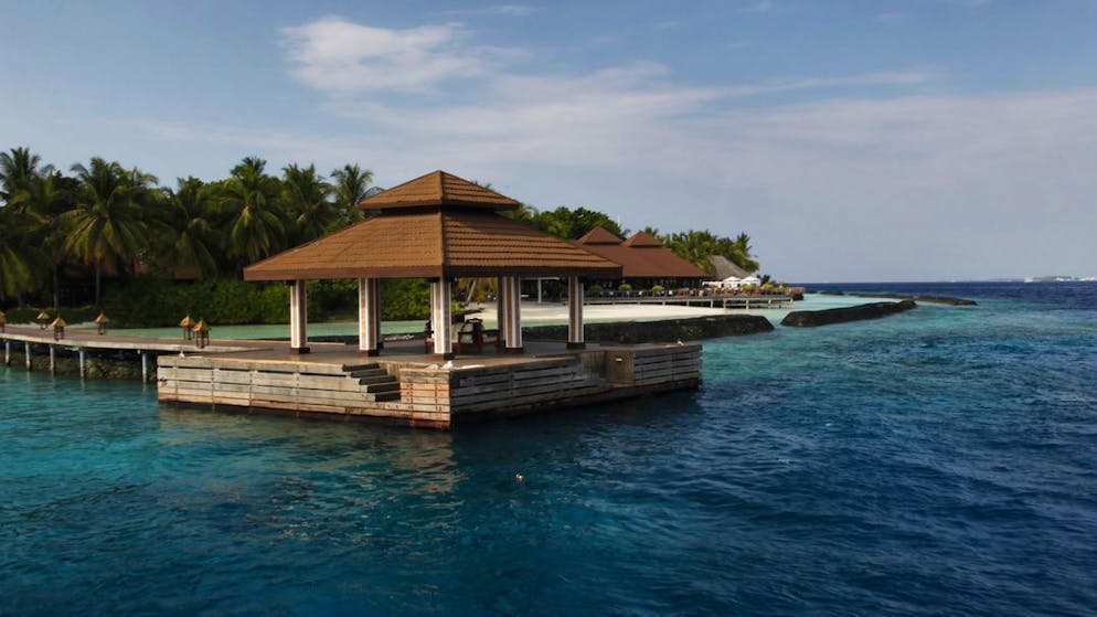 Jetty at Kurumba resort in Male atoll, Maldives, Thursday, Feb. 16, 2012.The Indian Ocean island nation that is economically reliant on high-end tourism has been in political turmoil since then-President Mohamed Nasheed ordered a top judge arrested earlier this year and began losing support from the security forces.Tourism is the main industry in the Maldives, blessed with sandy beaches and coral. Most beach resorts have been untouched by the protests in Male and the southernmost atoll, Addu.(AP Photo/ Gemunu Amarasinghe)
