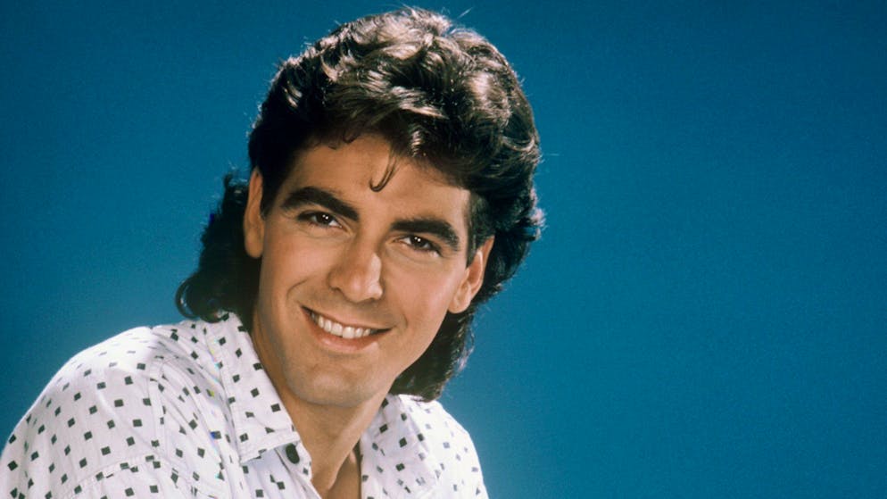 1979: George Clooney mit der Matte seines Lebens, dem sogenannten «Mullet». Damals war das wohl cool.