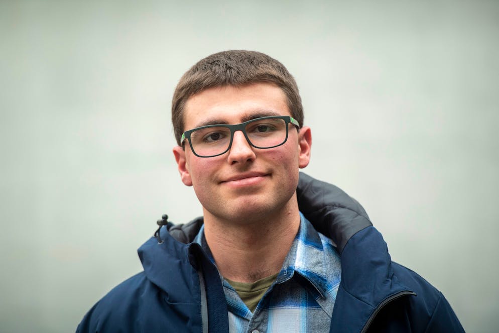 Alessandro Coroneo, di Ligornetto, una delle due guardie svizzere che ha giurato in italiano.