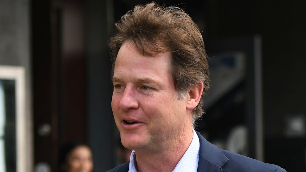 Früher Vize-Premier in London, jetzt enger Zuckerberg-Vertrauter: Nick Clegg.